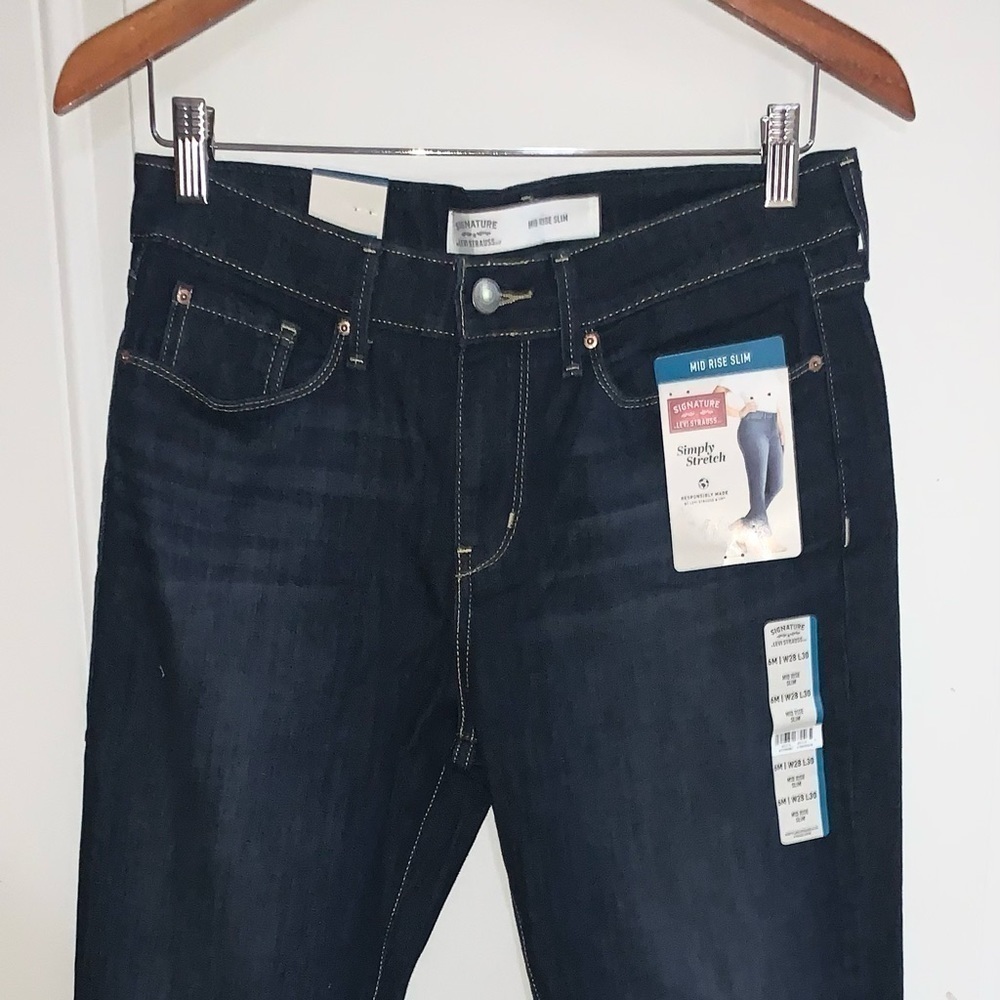 Levi’s Strauss Mid Rise Slime jeans New size 28/30 6 - Picture 3 of 10
